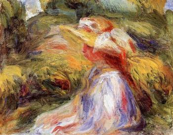 Pierre Auguste Renoir : Young Woman in a Hat